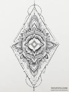 Tattoo sketch blessed representation, artisti... - эскиз тату (№1756059386_0, 24.08.2025 18:16) — Tatufoto.com