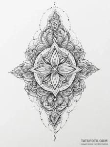 Tattoo sketch sacred hope, tattoo line art, b... - эскиз тату (№1756062165_0, 24.08.2025 19:02) — Tatufoto.com