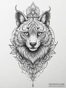 Tattoo sketch a symbolic animal, tattoo flash... - эскиз тату (№1756063974_0, 24.08.2025 19:32) — Tatufoto.com