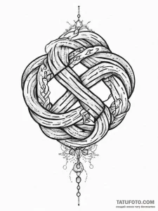 Tattoo sketch magical knot, tattoo drawing ou... - эскиз тату (№1756064172_0, 24.08.2025 19:36) — Tatufoto.com