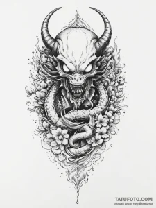Tattoo sketch alien xenomorph head, tattoo fl... - эскиз тату (№1756064983_0, 24.08.2025 19:49) — Tatufoto.com