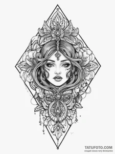Tattoo sketch sacred triumph, tattoo flash sh... - эскиз тату (№1756065987_0, 24.08.2025 20:06) — Tatufoto.com