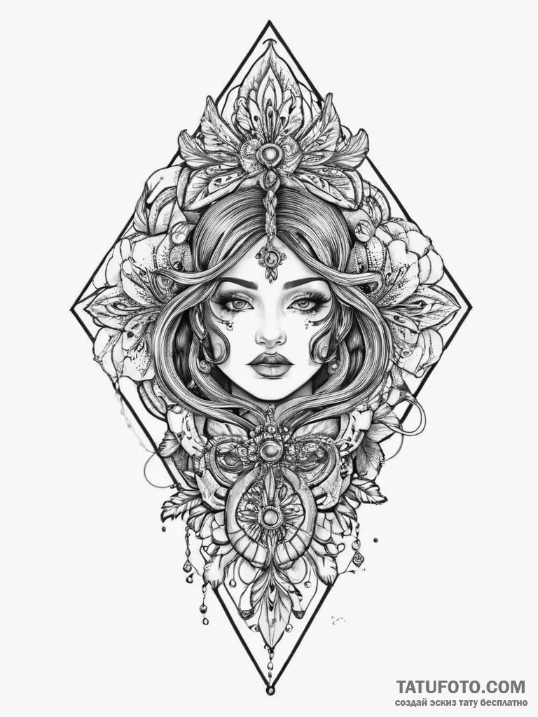 Tattoo sketch sacred triumph, tattoo flash sh... - эскиз тату (№1756065987_0, 24.08.2025 20:06) — Tatufoto.com