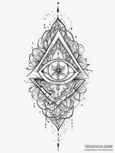 Tattoo sketch a philosophical symbol, tattoo... - эскиз тату (№1756076683_0, 24.08.2025 23:04) — Tatufoto.com