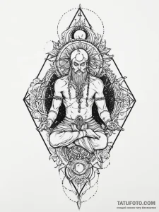 Tattoo sketch holy myth, tattoo line art, bla... - эскиз тату (№1756077892_0, 24.08.2025 23:24) — Tatufoto.com
