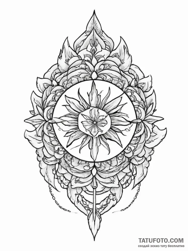 Tattoo sketch rank insignia - эскиз тату (№1756078686_0, 24.08.2025 23:38) — Tatufoto.com
