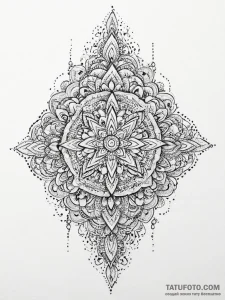 Tattoo sketch blessed self, tattoo line art,... - эскиз тату (№1756081857_0, 25.08.2025 00:30) — Tatufoto.com