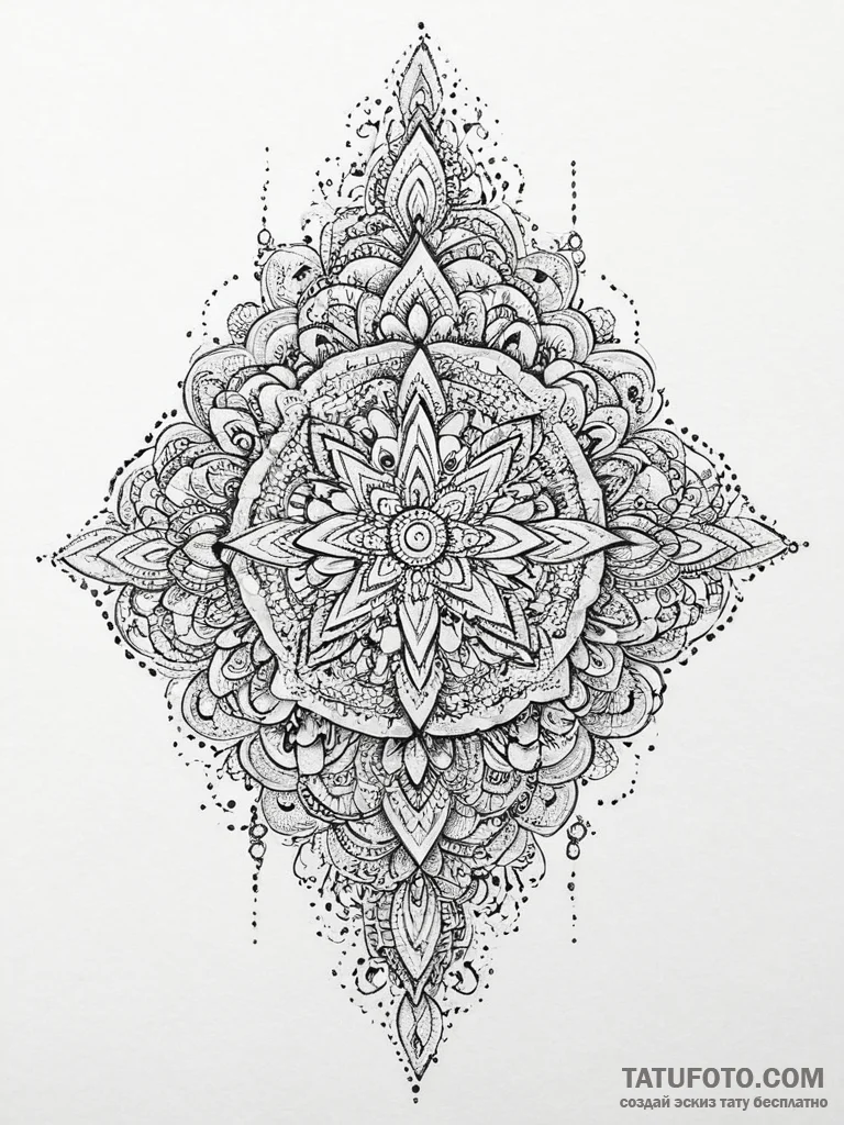 Tattoo sketch blessed self, tattoo line art,... - эскиз тату (№1756081857_0, 25.08.2025 00:30) — Tatufoto.com