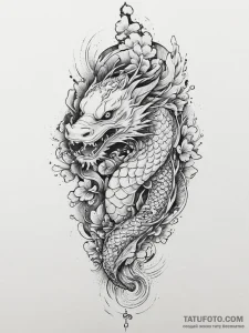 Tattoo sketch узор в виде тотема, tattoo line... - эскиз тату (№1756083052_0, 25.08.2025 00:50) — Tatufoto.com