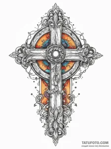 Tattoo sketch cosmic fount, tattoo flash shee... - эскиз тату (№1756086421_0, 25.08.2025 01:47) — Tatufoto.com