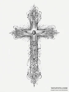 Tattoo sketch spiritual portrayal, tattoo dra... - эскиз тату (№1756087220_0, 25.08.2025 02:00) — Tatufoto.com