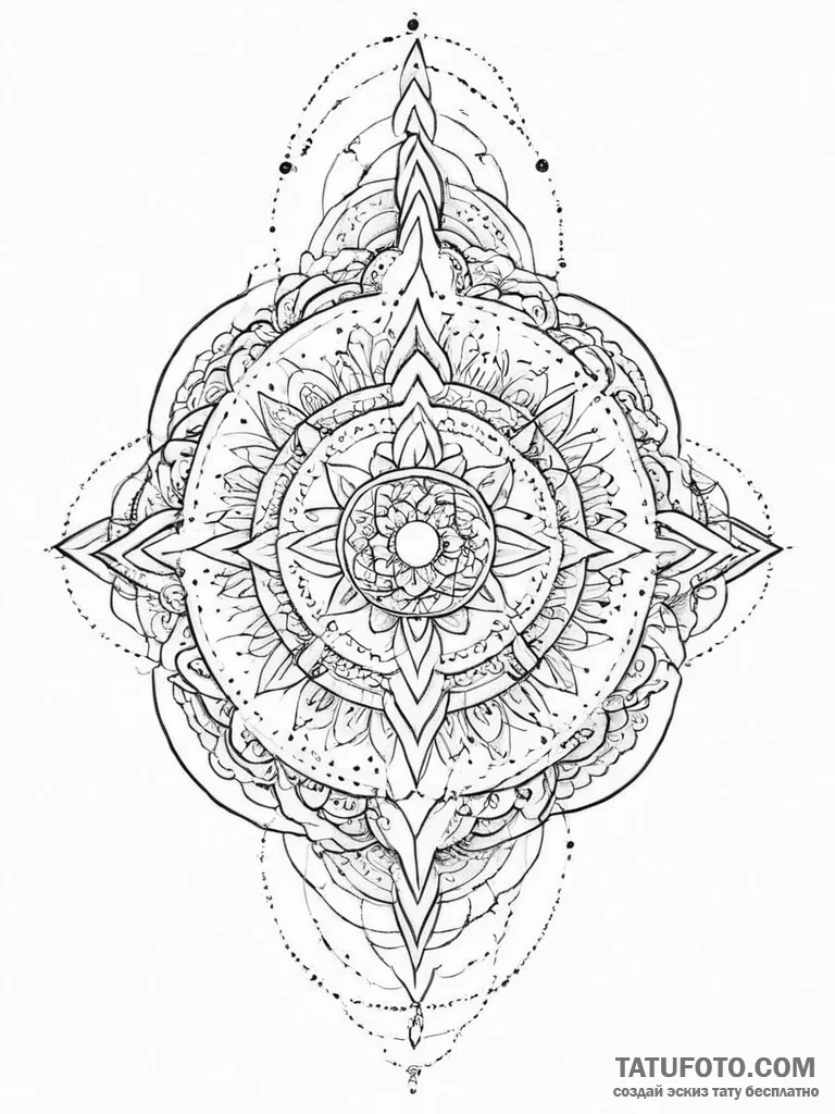 Tattoo sketch mystical gate, tattoo flash she... - эскиз тату (№1756089614_0, 25.08.2025 02:40) — Tatufoto.com