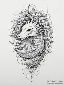 Tattoo sketch kangaroo paw flower, tattoo lin... - эскиз тату (№1756089818_0, 25.08.2025 02:43) — Tatufoto.com