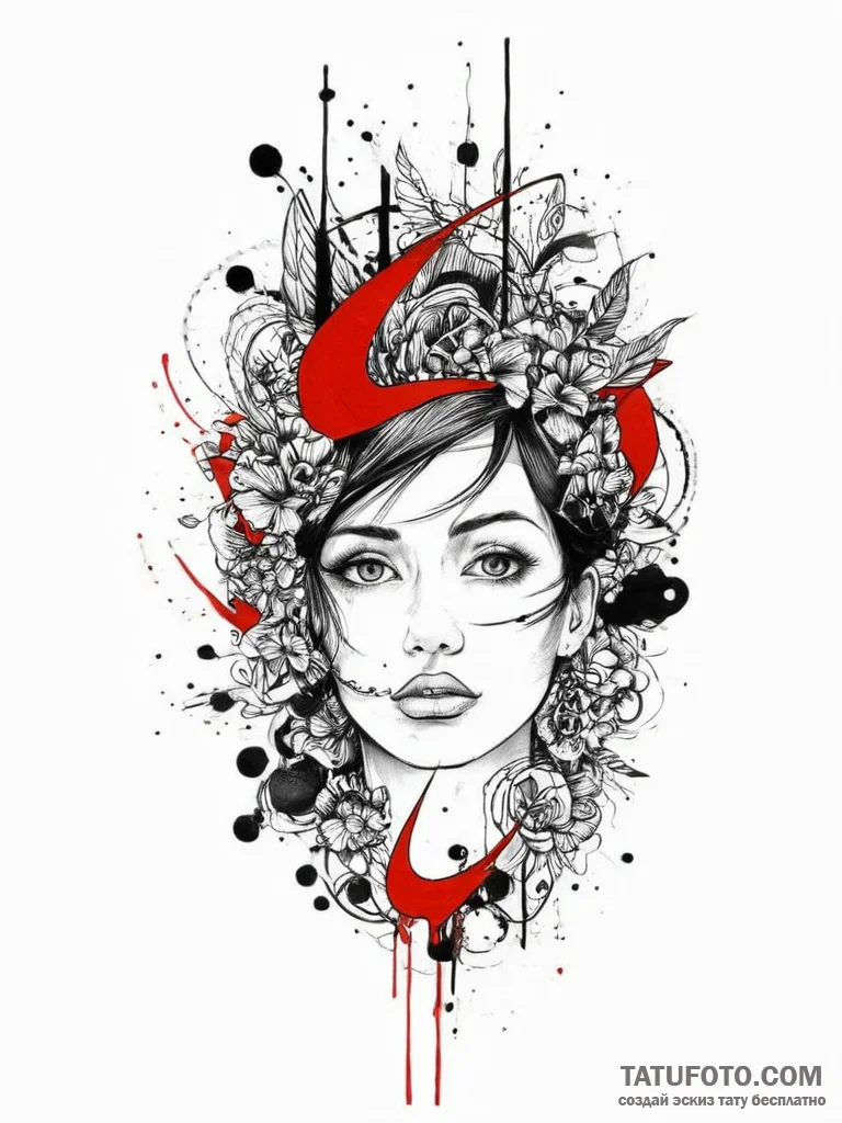 Tattoo sketch mind, artistic tattoo sketch, o... - эскиз тату (№1756090795_0, 25.08.2025 02:59) — Tatufoto.com