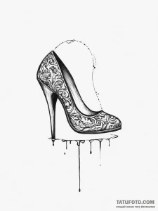 Tattoo sketch high heel tattoo, tattoo line a... - эскиз тату (№1756090989_0, 25.08.2025 03:03) — Tatufoto.com