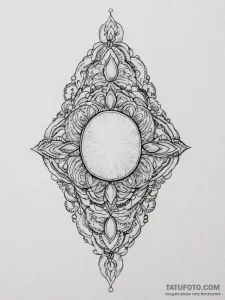 Tattoo sketch opal, concept art for tattoo, o... - эскиз тату (№1756091184_0, 25.08.2025 03:06) — Tatufoto.com