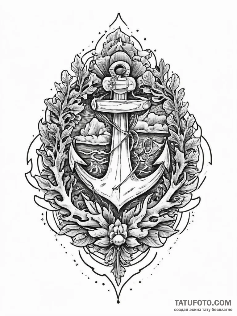 Tattoo sketch coral, tattoo drawing outline,... - эскиз тату (№1756093135_0, 25.08.2025 03:38) — Tatufoto.com