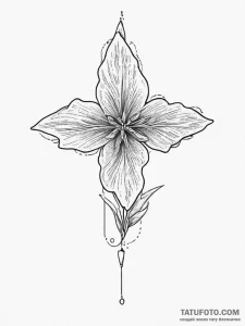Tattoo sketch bellflower flower, tattoo drawi... - эскиз тату (№1756096676_0, 25.08.2025 04:37) — Tatufoto.com