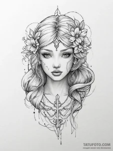 Tattoo sketch puzzle - эскиз тату (№1756099299_0, 25.08.2025 05:21) — Tatufoto.com