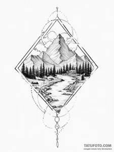 Tattoo sketch travel - эскиз тату (№1756101500_0, 25.08.2025 05:58) — Tatufoto.com
