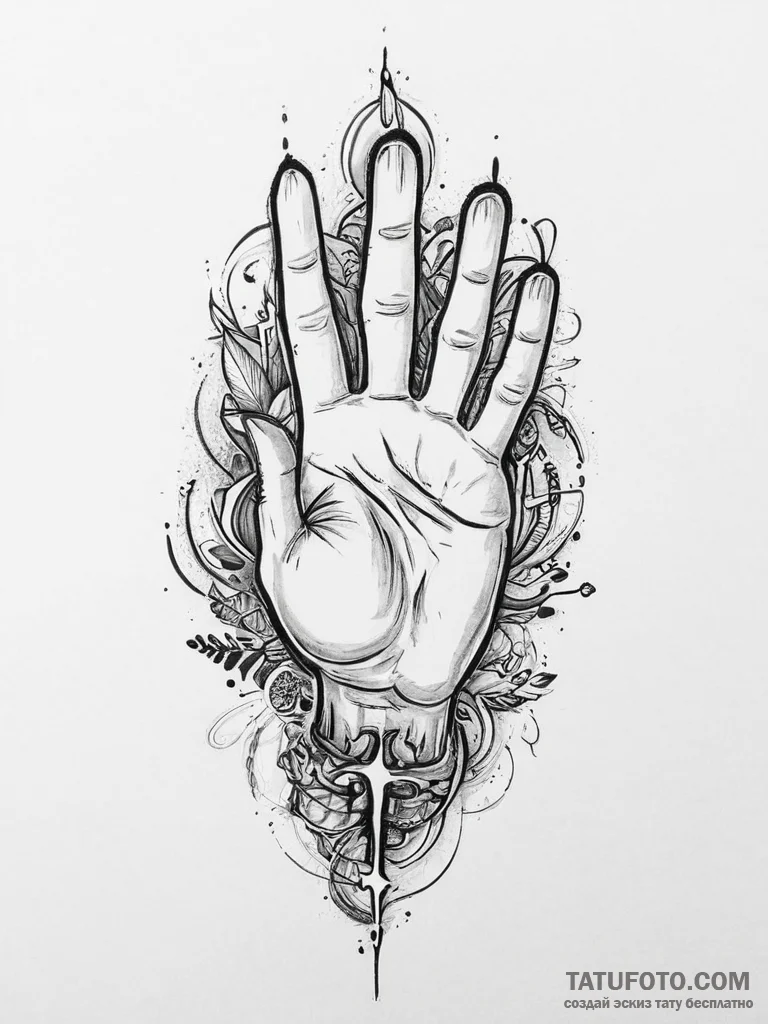 Tattoo sketch holy scene, tattoo flash sheet... - эскиз тату (№1756102713_0, 25.08.2025 06:18) — Tatufoto.com