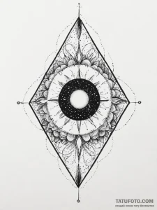 Tattoo sketch cosmic essence, tattoo sketch d... - эскиз тату (№1756104108_0, 25.08.2025 06:41) — Tatufoto.com