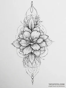Tattoo sketch fine line tattoo - эскиз тату (№1756105521_0, 25.08.2025 07:05) — Tatufoto.com