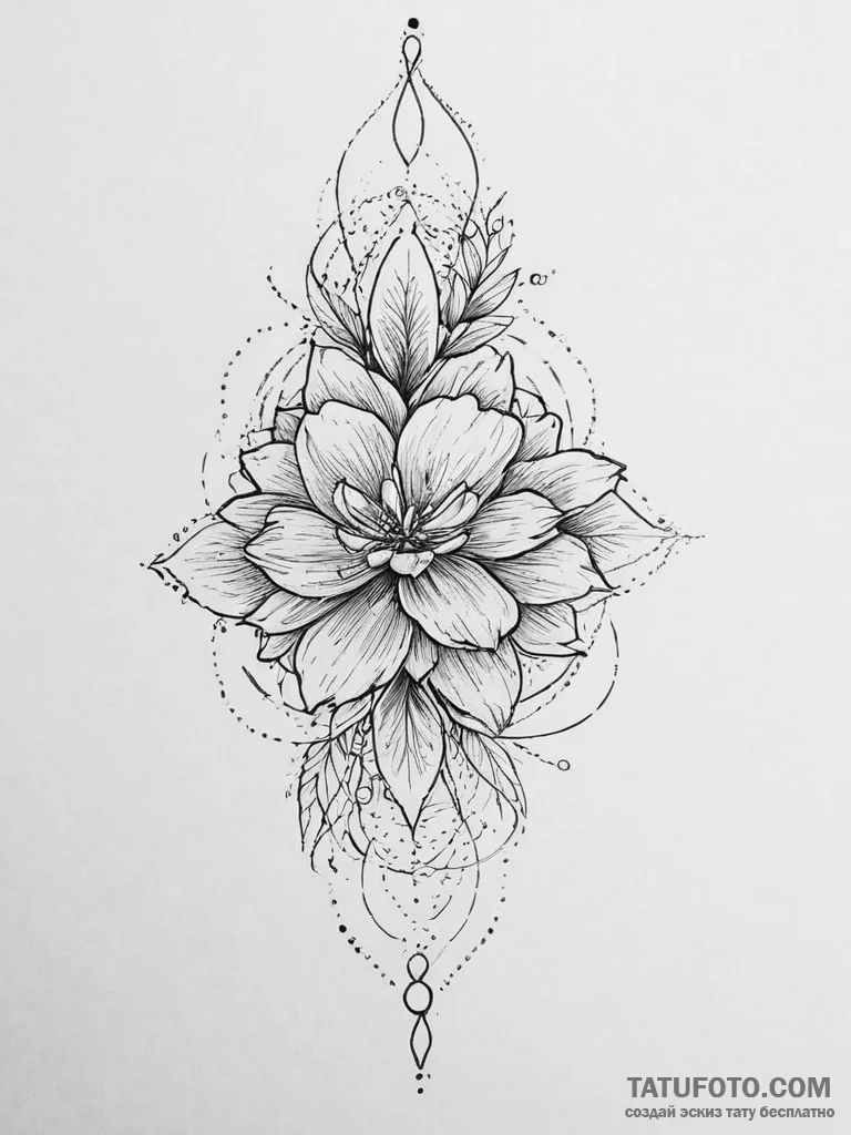Tattoo sketch fine line tattoo - эскиз тату (№1756105521_0, 25.08.2025 07:05) — Tatufoto.com