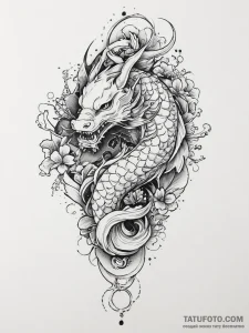 Tattoo sketch pistol, ink illustration for ta... - эскиз тату (№1756107316_0, 25.08.2025 07:35) — Tatufoto.com
