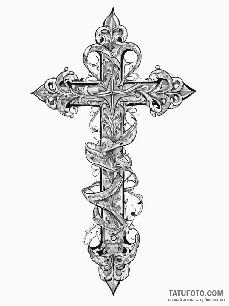 Tattoo sketch hands with a scroll, tattoo dra... - эскиз тату (№1756107923_0, 25.08.2025 07:45) — Tatufoto.com