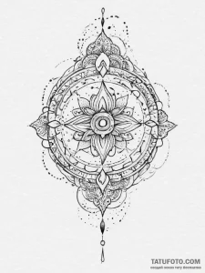 Tattoo sketch sacred identity, artistic tatto... - эскиз тату (№1756108117_0, 25.08.2025 07:48) — Tatufoto.com