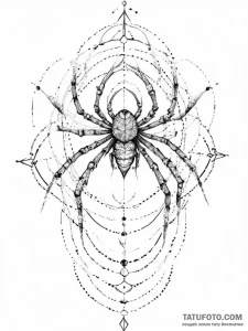 Tattoo sketch daddy long-legs spider, tattoo... - эскиз тату (№1756108718_0, 25.08.2025 07:58) — Tatufoto.com