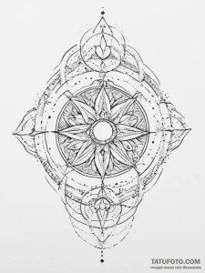 Tattoo sketch cosmic soul - эскиз тату (№1756110139_0, 25.08.2025 08:22) — Tatufoto.com