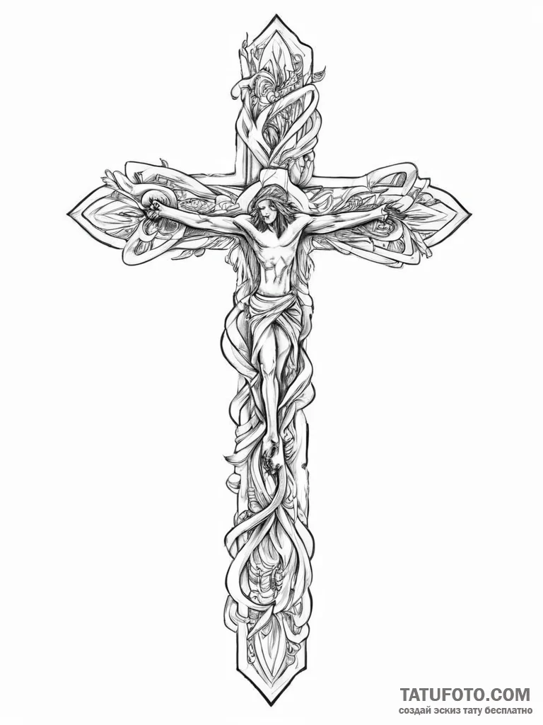 Tattoo sketch mystical drawing, concept art f... - эскиз тату (№1756111161_0, 25.08.2025 08:39) — Tatufoto.com