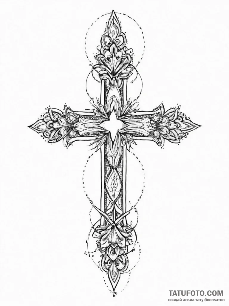 Tattoo sketch sacred identity, artistic tatto... - эскиз тату (№1756113758_0, 25.08.2025 09:22) — Tatufoto.com