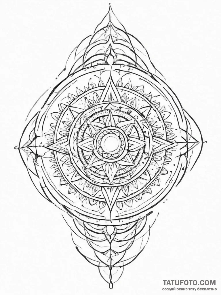 Tattoo sketch universe, concept art for tatto... - эскиз тату (№1756116726_0, 25.08.2025 10:12) — Tatufoto.com