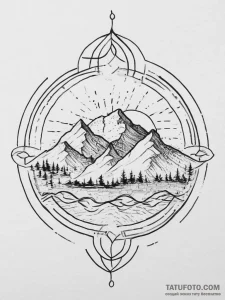 Tattoo sketch circle, concept art for tattoo,... - эскиз тату (№1756117317_0, 25.08.2025 10:21) — Tatufoto.com