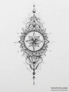 Tattoo sketch spiritual being, tattoo drawing... - эскиз тату (№1756118497_0, 25.08.2025 10:41) — Tatufoto.com