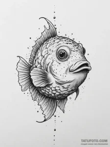 Tattoo sketch blowfish, tattoo sketch design,... - эскиз тату (№1756119878_0, 25.08.2025 11:04) — Tatufoto.com