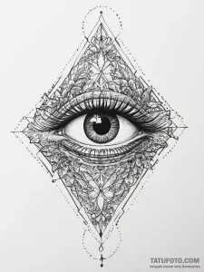 Tattoo sketch odin's eye, artistic tattoo ske... - эскиз тату (№1756124606_0, 25.08.2025 12:23) — Tatufoto.com
