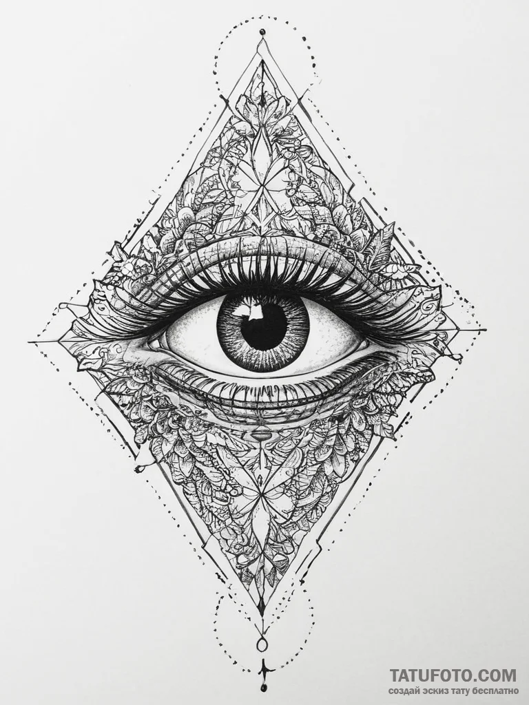 Tattoo sketch odin's eye, artistic tattoo ske... - эскиз тату (№1756124606_0, 25.08.2025 12:23) — Tatufoto.com