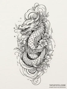 Tattoo sketch spiral, artistic tattoo sketch,... - эскиз тату (№1756126808_0, 25.08.2025 13:00) — Tatufoto.com