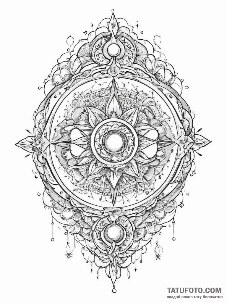 Tattoo sketch cosmic space, tattoo flash shee... - эскиз тату (№1756127012_0, 25.08.2025 13:03) — Tatufoto.com
