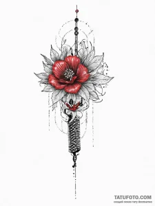 Tattoo sketch elegant comb tattoo, tattoo dra... - эскиз тату (№1756143310_0, 25.08.2025 17:35) — Tatufoto.com