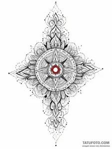 Tattoo sketch sacred depiction, ink illustrat... - эскиз тату (№1756145650_0, 25.08.2025 18:14) — Tatufoto.com