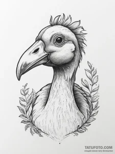 Tattoo sketch dodo bird, tattoo flash sheet d... - эскиз тату (№1756146235_0, 25.08.2025 18:23) — Tatufoto.com