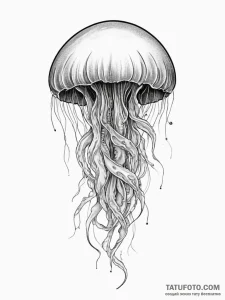 Tattoo sketch jellyfish tattoo, tattoo sketch... - эскиз тату (№1756146429_0, 25.08.2025 18:27) — Tatufoto.com