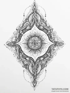 Tattoo sketch sacred soul, ink illustration f... - эскиз тату (№1756146817_0, 25.08.2025 18:33) — Tatufoto.com