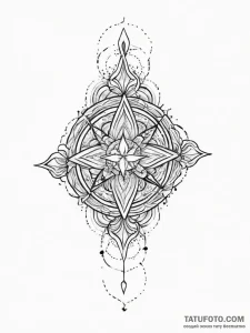 Tattoo sketch divine insignia, ink illustrati... - эскиз тату (№1756153649_0, 25.08.2025 20:27) — Tatufoto.com