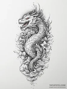 Tattoo sketch vibe, tattoo sketch design, rou... - эскиз тату (№1756155245_0, 25.08.2025 20:54) — Tatufoto.com